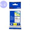 BROTHER NASTRO NERO su BIANCO 18mm x 8mt LAMINATO TZe241 ORIGINALE - TZE-241