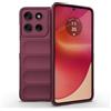 ILING Cover per Motorola Moto G56 5G, Design a Onde e Airbag Antiurto Morbido Liquido Silicone TPU Bumper Custodia, Ultrasottile Matte Skin Feel Case Cover (Viola scuro)