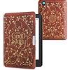 kwmobile Custodia eReader Compatibile con Kobo Aura Edition 2 Cover - eBook Reader Flip Case - giallo/arancione/rosso - C'era una volta