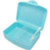 Nerthus FIH 1358 lunch box bambino auto con divisore e forchetta scatola pranzo ideale per la scuola