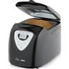 Wintem Macchina per Pane 600W con 15 Programmi Nero e Argento - Antiaderente e Display LCD - Prepara Pane Bianco, Integrale, Senza Glutine, Brioche e Impasti per Dolci - Capacità 907,2g