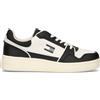 TOMMY HILFIGER JEANS Sneaker uomo bianca/nera in pelle
