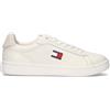 TOMMY HILFIGER JEANS Sneaker uomo bianca in pelle