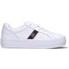 TOMMY HILFIGER Sneaker donna bianca in pelle