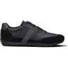 GEOX Sneaker uomo nera/grigia in pelle