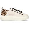 ALEXANDER SMITH Sneaker donna bianca in pelle