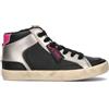 GEOX Sneaker bimba nera/argento