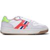HOFF Sneaker donna bianca/arancio in pelle