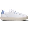 TOMMY HILFIGER JEANS Sneaker donna bianca/azzurra in pelle