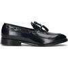 ANTICO MASTRO Mocassino uomo blu in pelle