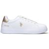 U.S. POLO ASSN. Sneaker donna bianca/oro