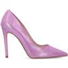 REBECCA VAN DIK Decollete donna lilla in suede