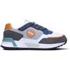COLMAR Sneaker donna bianca/blu/arancio in suede