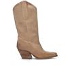 RABARBARO Stivale texano donna taupe in suede