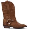 PHIL MELVIS Stivale texano donna marrone in suede
