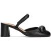 CHANTAL 1962 Sabot donna nera in pelle