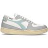 DIADORA HERITAGE - MI BASKET ROW CUT Sneaker uomo bianca/grigia in pelle
