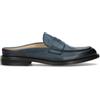 DOUCAL'S Sabot donna blu in pelle