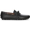 DOUCAL'S Mocassino uomo nero in pelle
