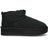 TOO LIKE Stivaletto pelo donna nero in suede