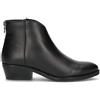 VARIOPINTO Tronchetto donna nero in pelle