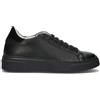 NEROFUMO Sneaker uomo nera in pelle