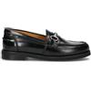 ANTICO MASTRO Mocassino donna nero in pelle