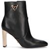 GUESS Tronchetto donna nero in pelle