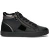 GEOX Sneaker donna nera in pelle