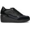 GEOX Sneaker donna nera in suede