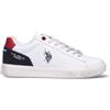 U.S. POLO ASSN. Sneaker uomo bianca/nera/rossa