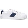 GUESS Sneaker uomo bianca e blu in pelle