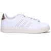 ADIDAS ADVANTAGE 2.0 Sneaker donna bianca e oro