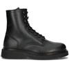 CALVIN KLEIN Anfibio uomo nero in pelle