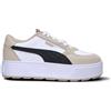 PUMA KARMEN REBELLE SD Sneaker donna bianca/nera/beige in suede