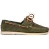 LUMBERJACK Scarpa Barca uomo verde militare in suede