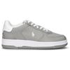 RALPH LAUREN POLO SPORT Sneaker uomo grigia in pelle
