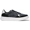 ARMANI EXCHANGE Sneaker uomo nera in pelle