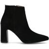 RABARBARO Tronchetto donna nero in suede