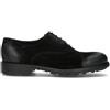 ANTICO MASTRO Stringata uomo nera in suede