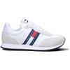 TOMMY HILFIGER JEANS SNEAKERS UOMO BIANCO