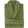 Top Towel Elegant-Accappatoio per Donna e Uomo 100% Cotone, 500 g/m² -Opzione con o Senza Cappuccio-Morbido e Assorbente per Doccia, Spa e Piscina, Foglia, XXL Unisex-Adulto