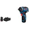 Bosch Professional 12V System Trapano-avvitatore a Batteria GSR 12V-35 HX, Include 2 Batterie da 3.0 Ah, Caricabatteria GAL 12V-40, in confezione di Cartone