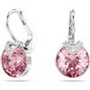 SWAROVSKI ORECCHINI PENDENTI BELLA V, TAGLIO ROUND ROSA