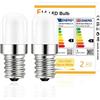 YzzYzz Lampadine LED E14,2700K Luce Calda Lampade LED, 1W E14 Lampadina Equivalenti a 15W,120 Lumen Non Dimmerabile Nessun Sfarfallio Risparmio Energetico Lampadina E14,Confezione da 2 Pezzi