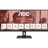 AOC U34E2M Monitor PC 86,4 cm (34") 3440 x 1440 Pixel Wide Quad HD Nero [U34E2M]