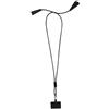 Lanyard smartphone in plastica riciclata con cavo integrato Funi personalizzate o neutre