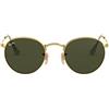 Ray-Ban Rb 3447, Occhiali da Sole Unisex-Adulto, Oro (Verde Classica, 53 mm