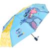 Grupo Erik Ombrello Pieghevole Stitch | Mini ombrello piccolo ideale per bambina/bambino | Ombrello infantile compatto | Regalo per bambina di 10 anni | Regali di Lilo e Stitch