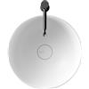 CERAMICA ALICE Lavabo Unica Round appoggio salvaspazio diam. 40 cm in ceramica bianco - Cod. Articolo: 32180101
